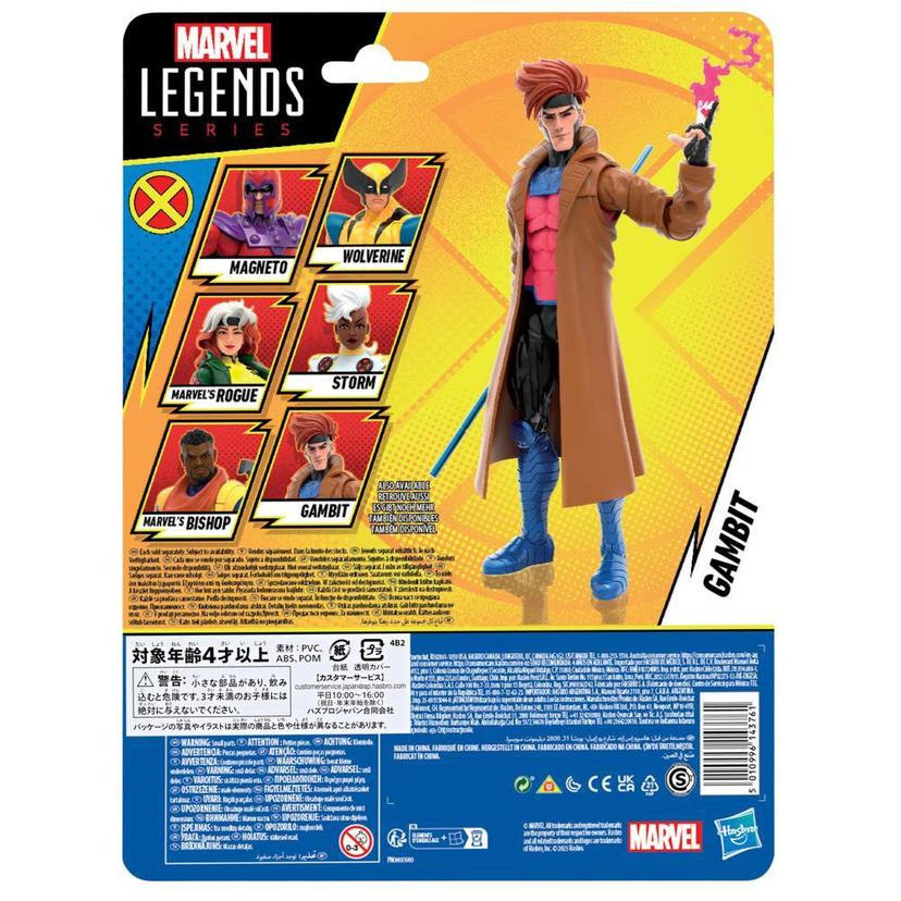 Hasbro Marvel Legends Series Gambit, 6" Marvel Legends Action Figures product image 1
