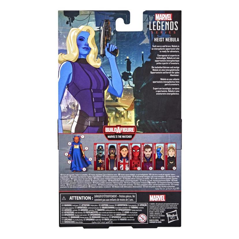 Marvel Legends Series 6-inch Scale Action Figure Toy Heist Nebula, Includes Premium Design, 1 Accessory, and 2 Build-a-Figure parts product image 1