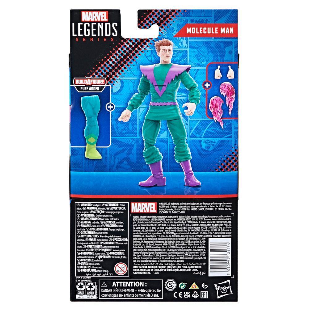 Hasbro Marvel Legends Series: Molecule Man Marvel Classic Comic Action Figure (6”) product thumbnail 1