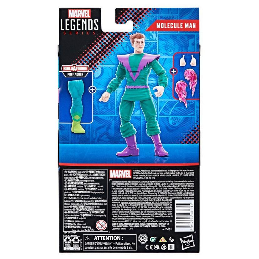 Hasbro Marvel Legends Series: Molecule Man Marvel Classic Comic Action Figure (6”) product image 1