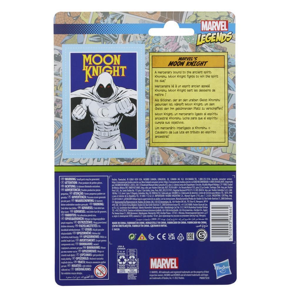 Hasbro Marvel Legends Series 3.75-inch Retro 375 Collection Marvel’s Moon Knight Action Figure for Kids Ages 4 and Up product thumbnail 1