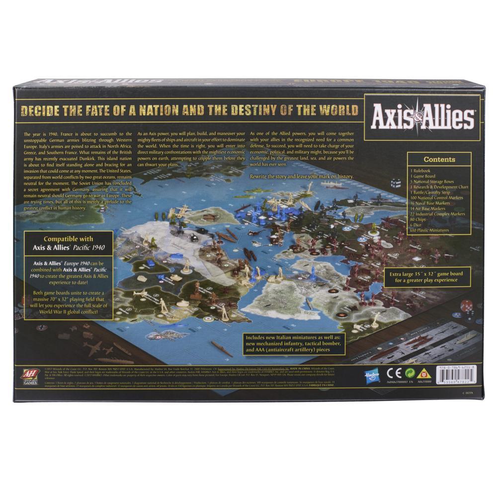 Avalon Hill Axis & Allies Europe 1940 Second Edition WWII Strategy Board Game, Ages 12 and Up, 2-6 Players product thumbnail 1