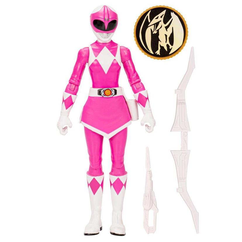 Power Rangers Mighty Morphin Pink Ranger Action Figure Superhero Toy product image 1