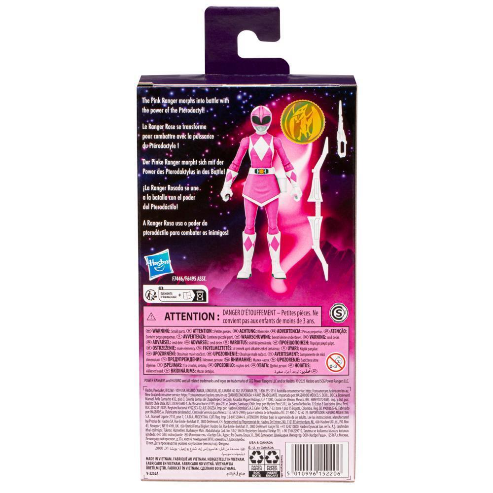 Power Rangers Mighty Morphin Pink Ranger Action Figure Superhero Toy product thumbnail 1