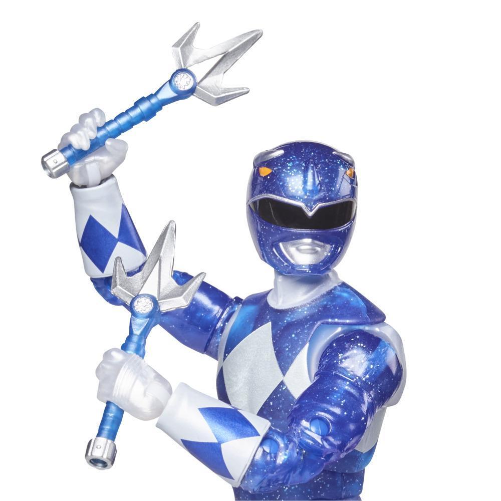 Power Rangers Lightning Collection Mighty Morphin Metallic Blue Ranger 6-Inch Premium Collectible Action Figure Toy product thumbnail 1