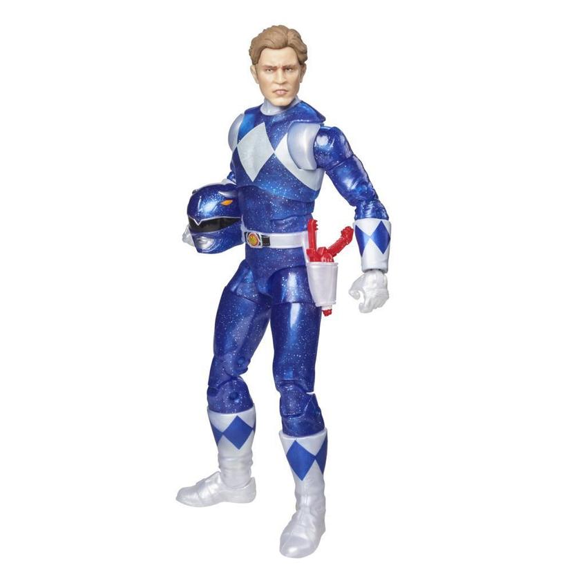 Power Rangers Lightning Collection Mighty Morphin Metallic Blue Ranger 6-Inch Premium Collectible Action Figure Toy product image 1