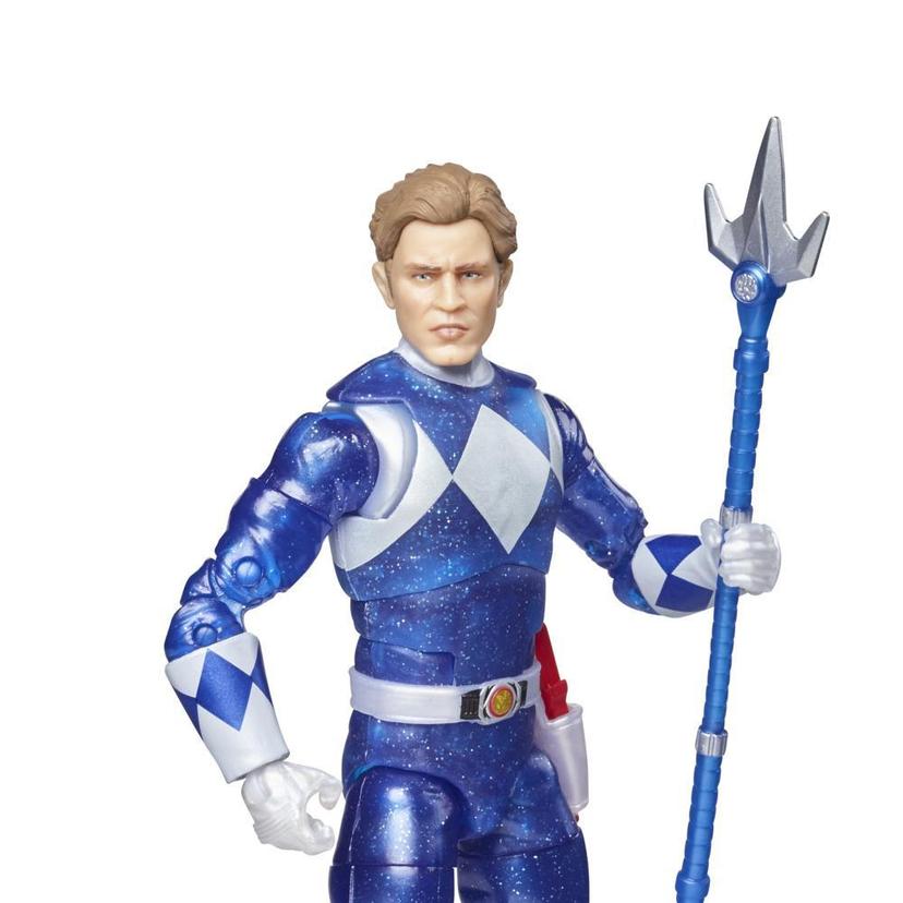 Power Rangers Lightning Collection Mighty Morphin Metallic Blue Ranger 6-Inch Premium Collectible Action Figure Toy product image 1