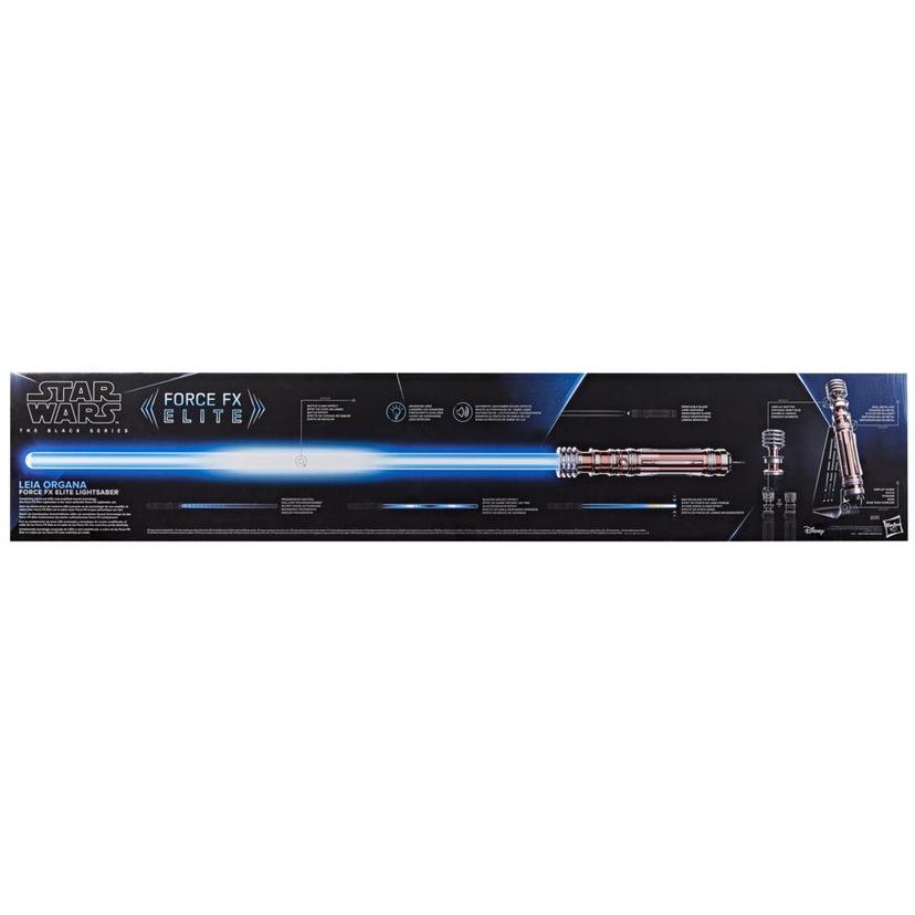 Hasbro Star Wars Black Series Replica 1:1 Sable de Luz LED de Leia Organa  Force FX Elite, PcCompone