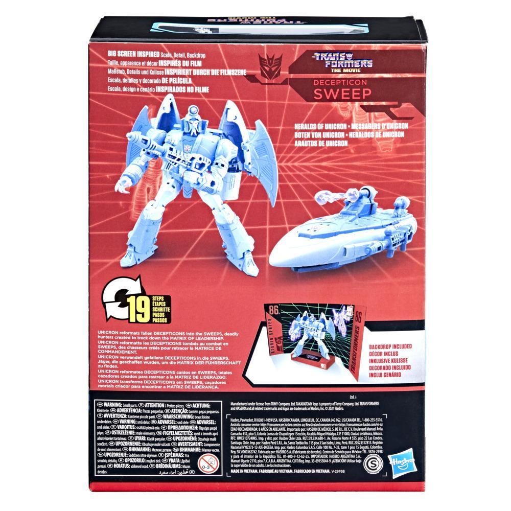 Transformers Studio Series 86-10 Voyager The Transformers: The Movie Decepticon Sweep Figure, Ages 8 and Up, 6.5-inch product thumbnail 1