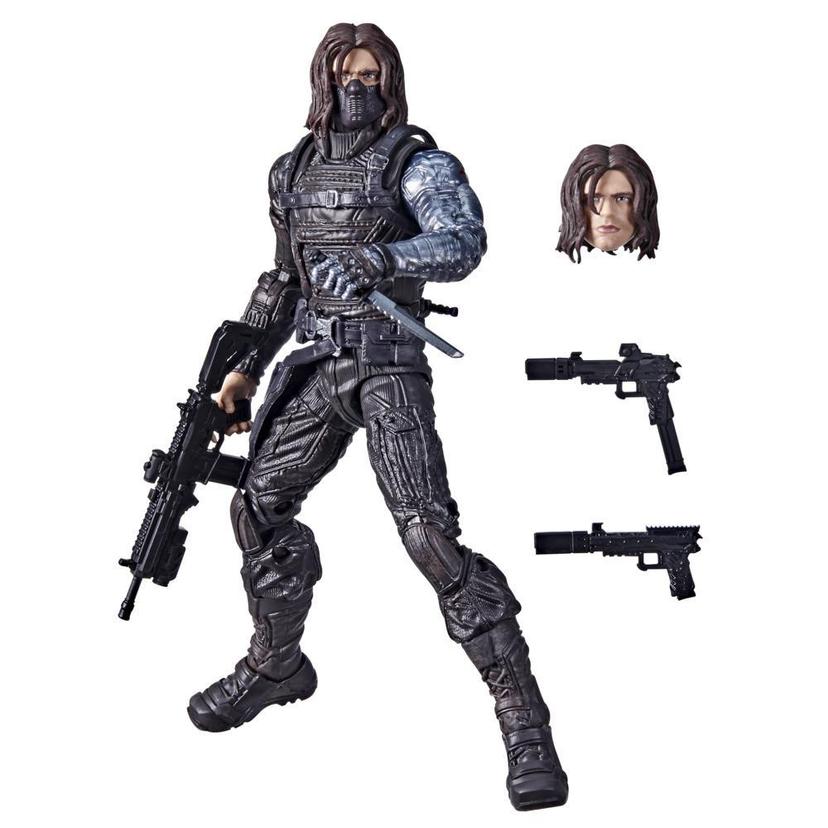 Marvel Legends Series Winter Soldier 6-inch Falcon & the Winter Soldier Action Figure Toy, 5 Accessories product image 1