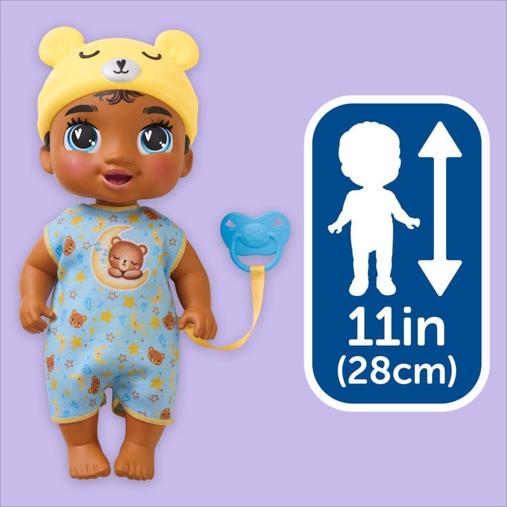 Baby Alive Lil Dreamer Snoozer Bear Black Hair Baby Doll Sleepover Toy for Girls & Boys 3+ product image 1