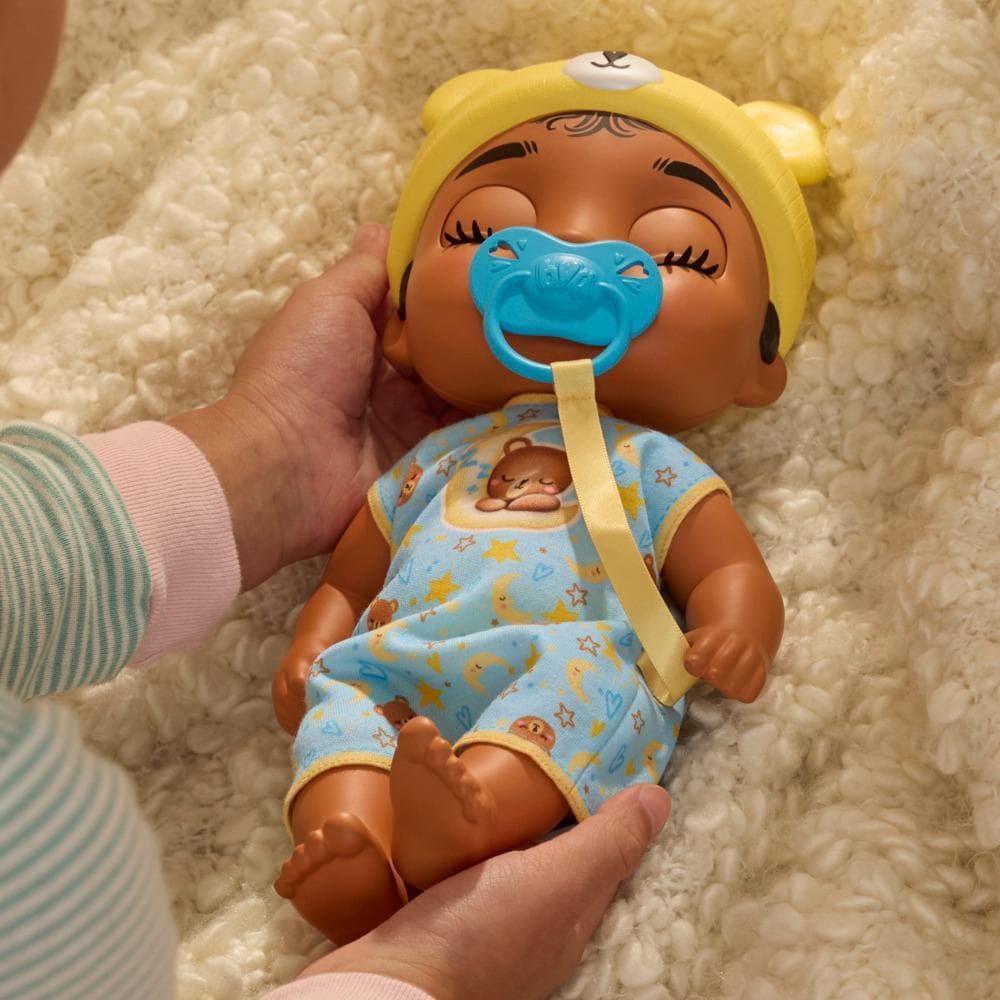 Baby Alive Lil Dreamer Snoozer Bear Black Hair Baby Doll Sleepover Toy for Girls & Boys 3+ product thumbnail 1