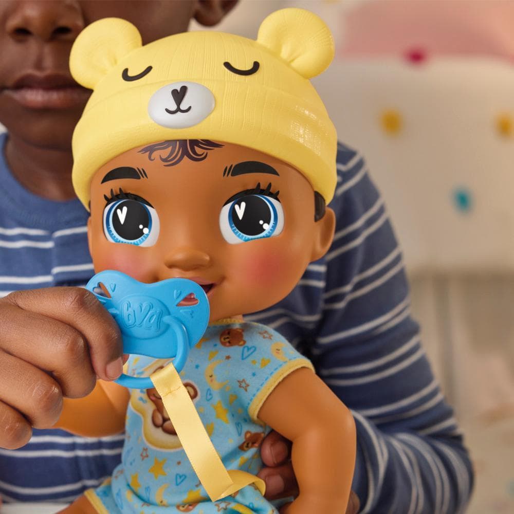 Baby Alive Lil Dreamer Snoozer Bear Black Hair Baby Doll Sleepover Toy for Girls & Boys 3+ product image 1