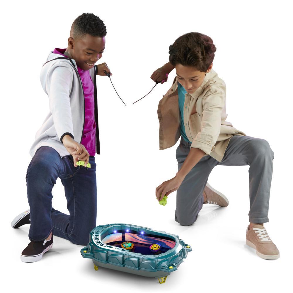 Beyblade Burst QuadStrike Light Ignite Battle Set, Battle Game Set with Beystadium, 2 Spinning Top Toys and 2 Launchers product image 1