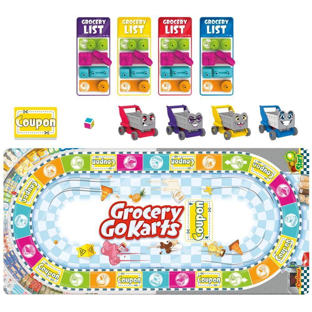 Grocery Go Karts Board Game for Preschoolers and Kids Ages 4 and Up, Preschool Games product thumbnail 1