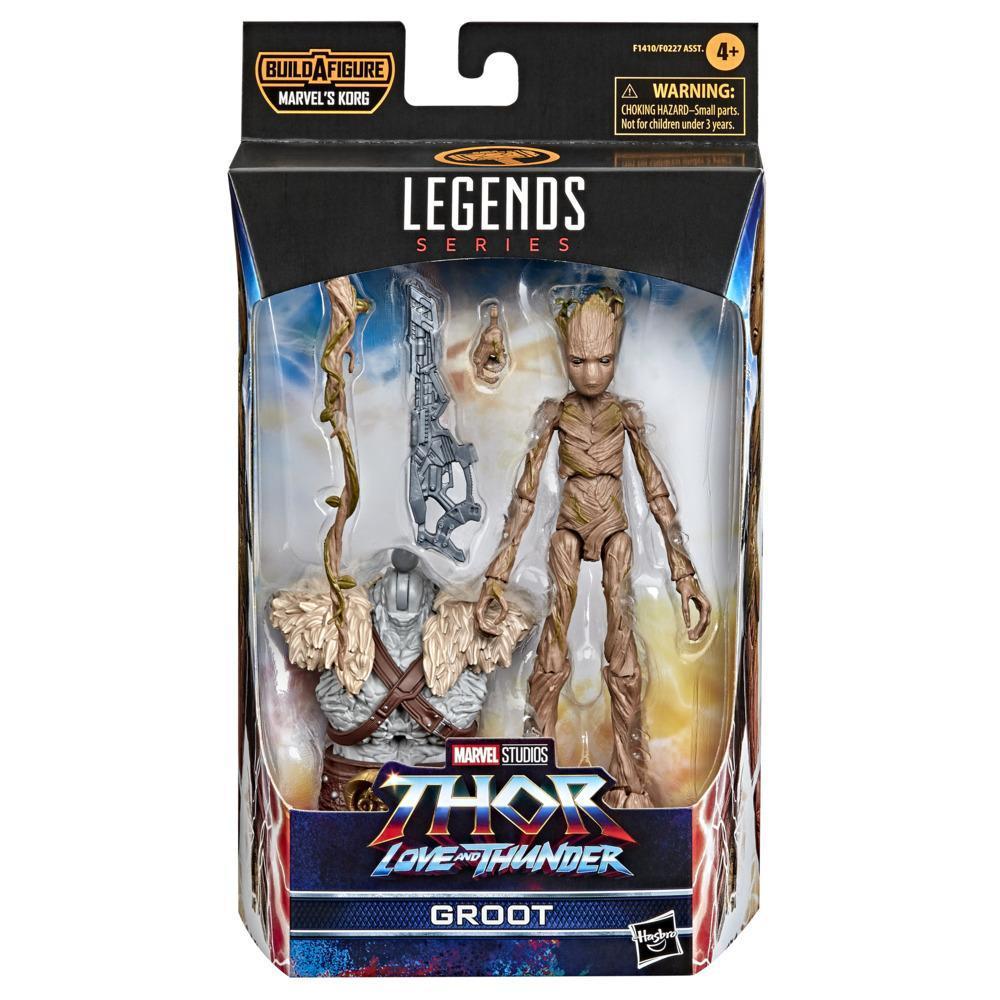 Marvel Legends Thor: Love and Thunder Groot Action Figure 6-inch Collectible Toy, 4 Accessories, 1 Build-A-Figure Part product thumbnail 1