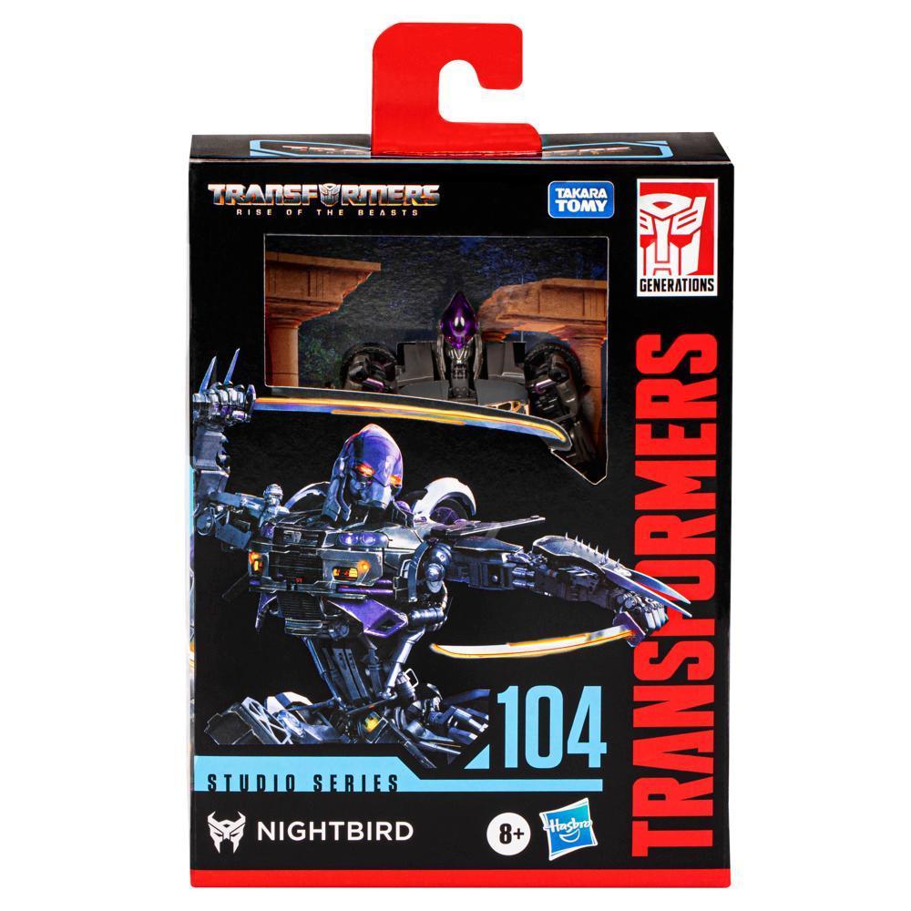 Transformers Studio Series Deluxe Transformers: Rise of the Beasts 104 Nightbird Action Figure (4.5”) product thumbnail 1