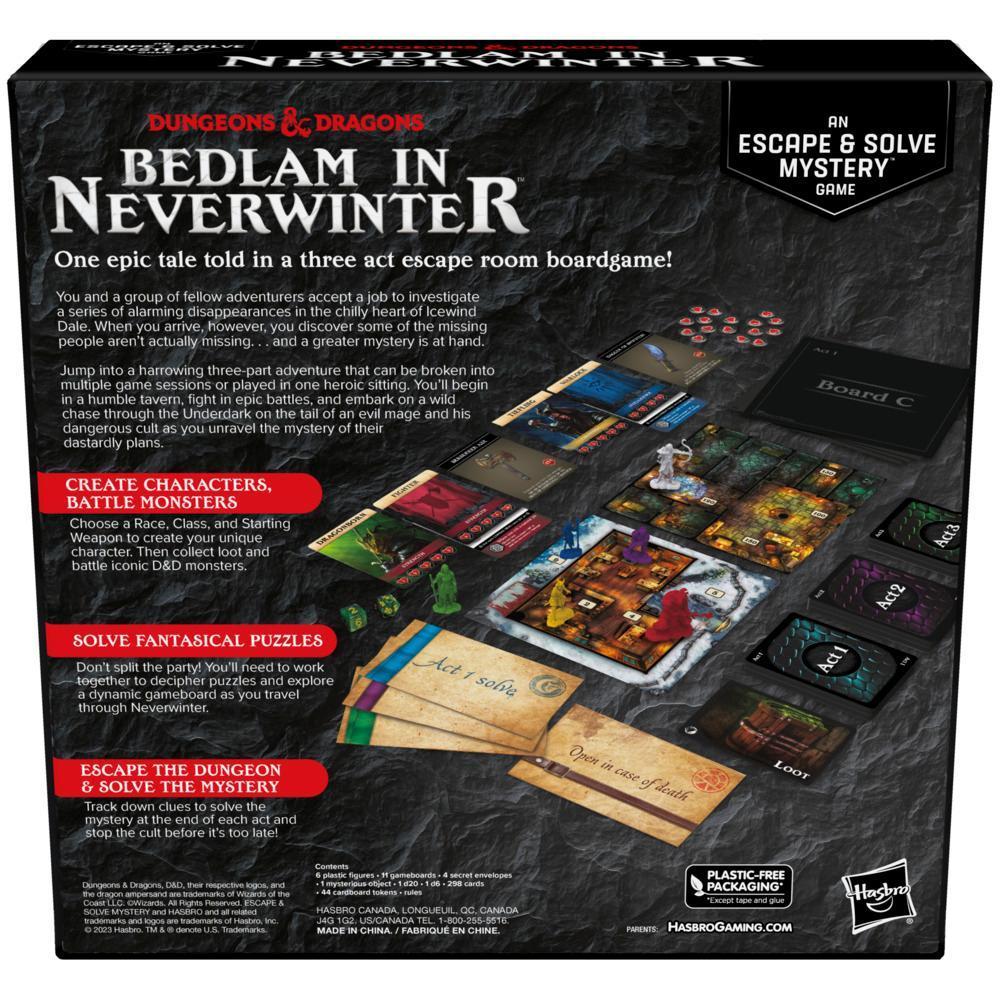 Dungeons & Dragons: Bedlam in Neverwinter, An Escape & Solve Mystery Game for Ages 12+ product thumbnail 1