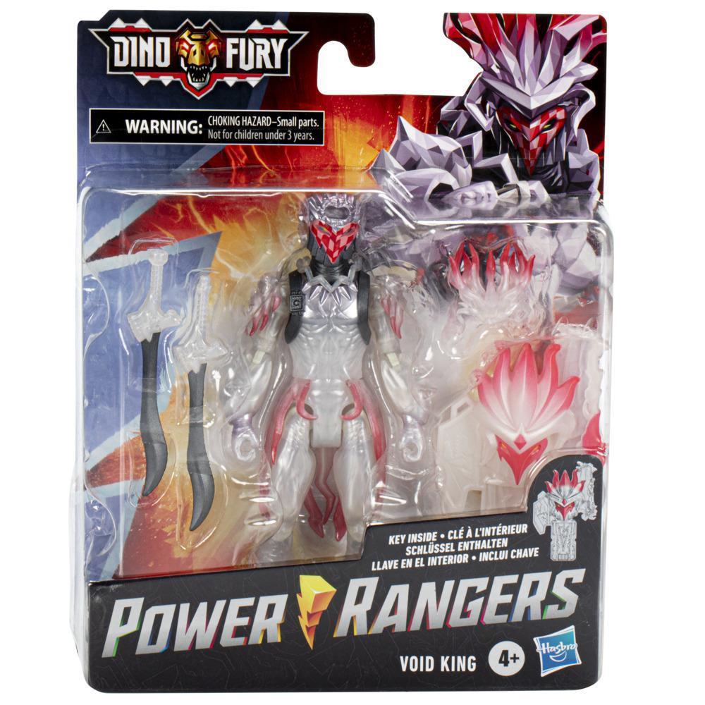 Power Rangers Dino Fury Void King 6-Inch Action Figure Toy with Dino Fury Key, with Accessories for Kids Ages 4 and Up product thumbnail 1