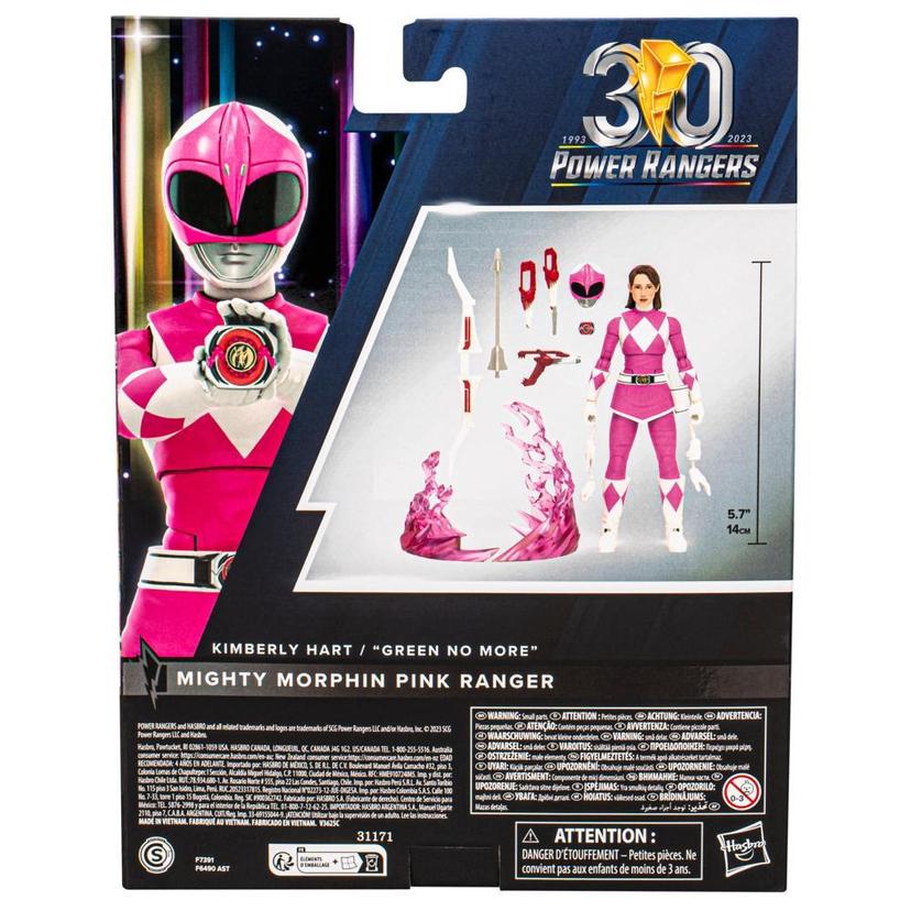 Power Rangers Lightning Collection Remastered Mighty Morphin Pink Ranger Action Figure (6") product image 1