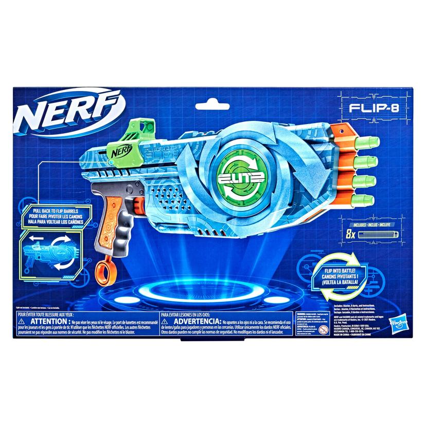 Nerf Elite 2.0 Flipshots Flip-16 Blaster, 16 Dart Barrels Flip, Kids Toy  for Boys and Girls with 16 Darts