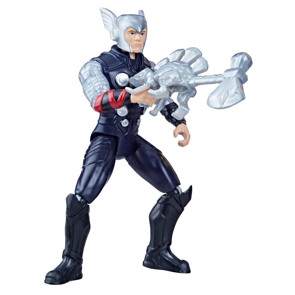 Marvel Mech Strike Mechasaurs Thor Action Figure, with Weapon Accessory (4") product thumbnail 1