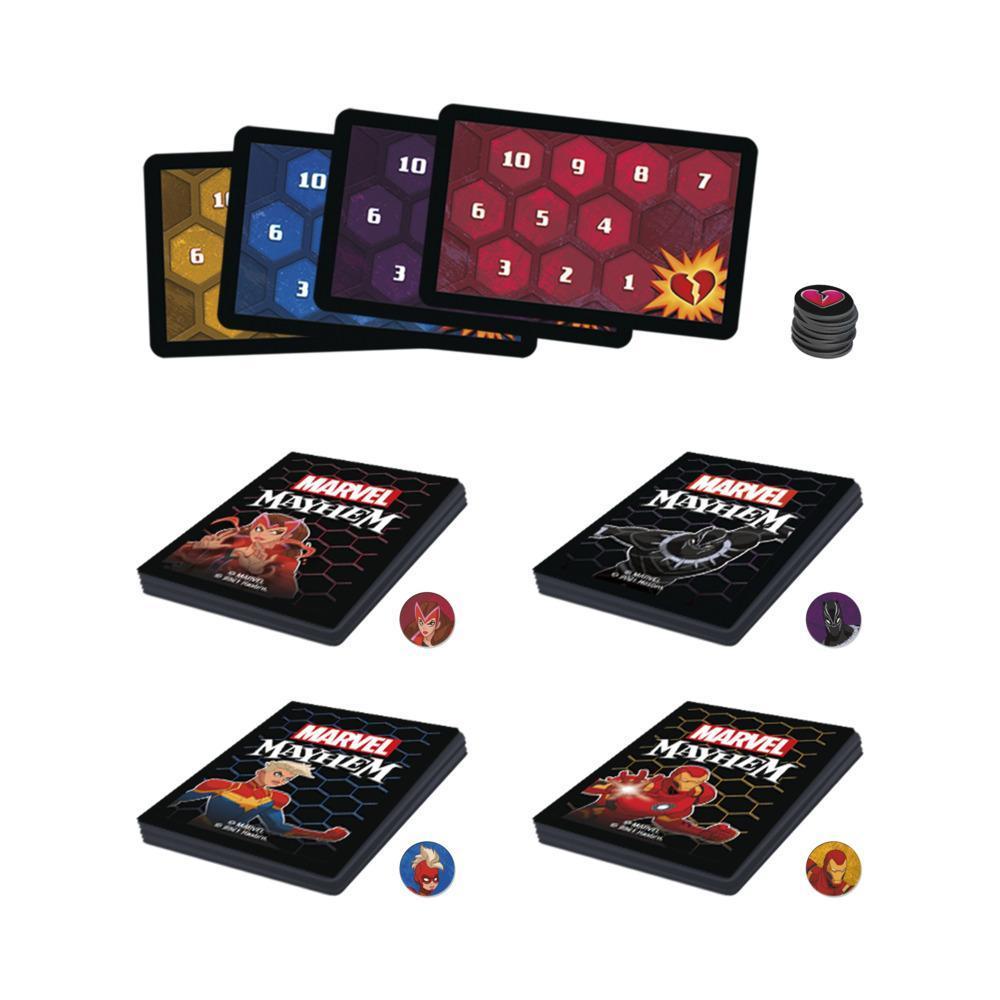 Marvel Mayhem Card Game, Featuring Marvel Super Heroes, Fun Family Game for Ages 8+, Fast-Paced, Easy to Learn Game product thumbnail 1