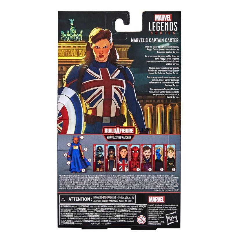 Marvel Legends Series 6-inch Scale Action Figure Toy Marvel’s Captain Carter Includes Premium Design, 1 Accessory, and 2 Build-a-Figure Parts product image 1