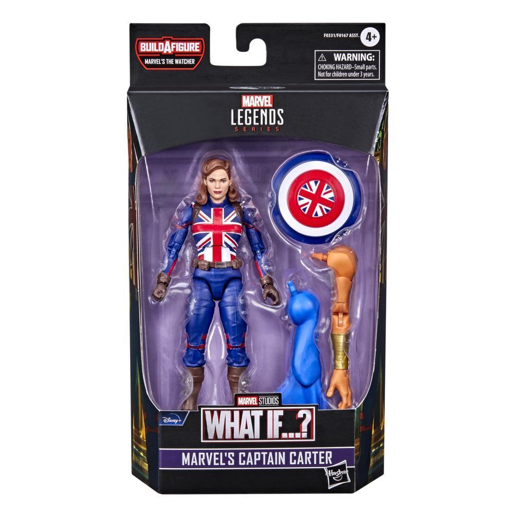 Marvel Legends Series 6-inch Scale Action Figure Toy Marvel’s Captain Carter Includes Premium Design, 1 Accessory, and 2 Build-a-Figure Parts product thumbnail 1
