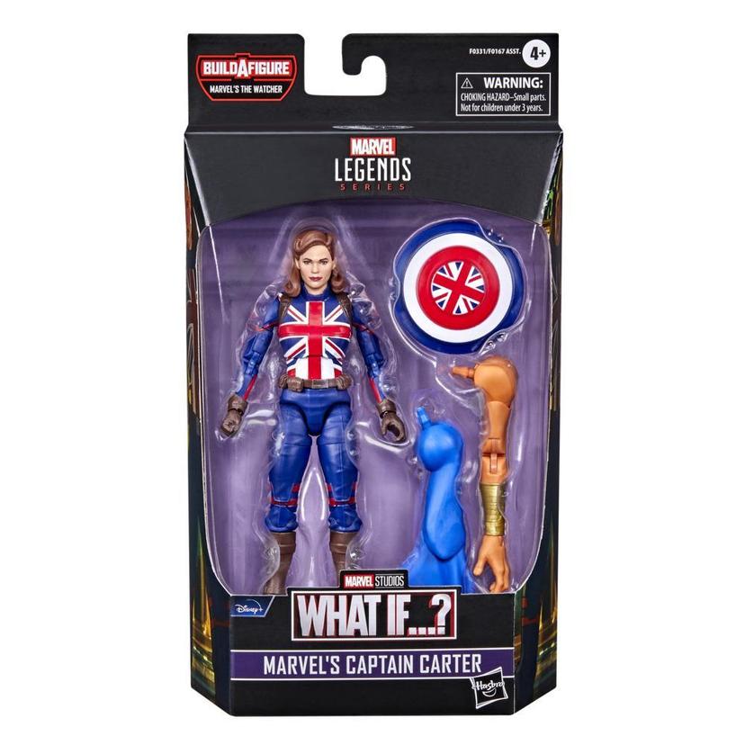 Marvel Legends Series 6-inch Scale Action Figure Toy Marvel’s Captain Carter Includes Premium Design, 1 Accessory, and 2 Build-a-Figure Parts product image 1