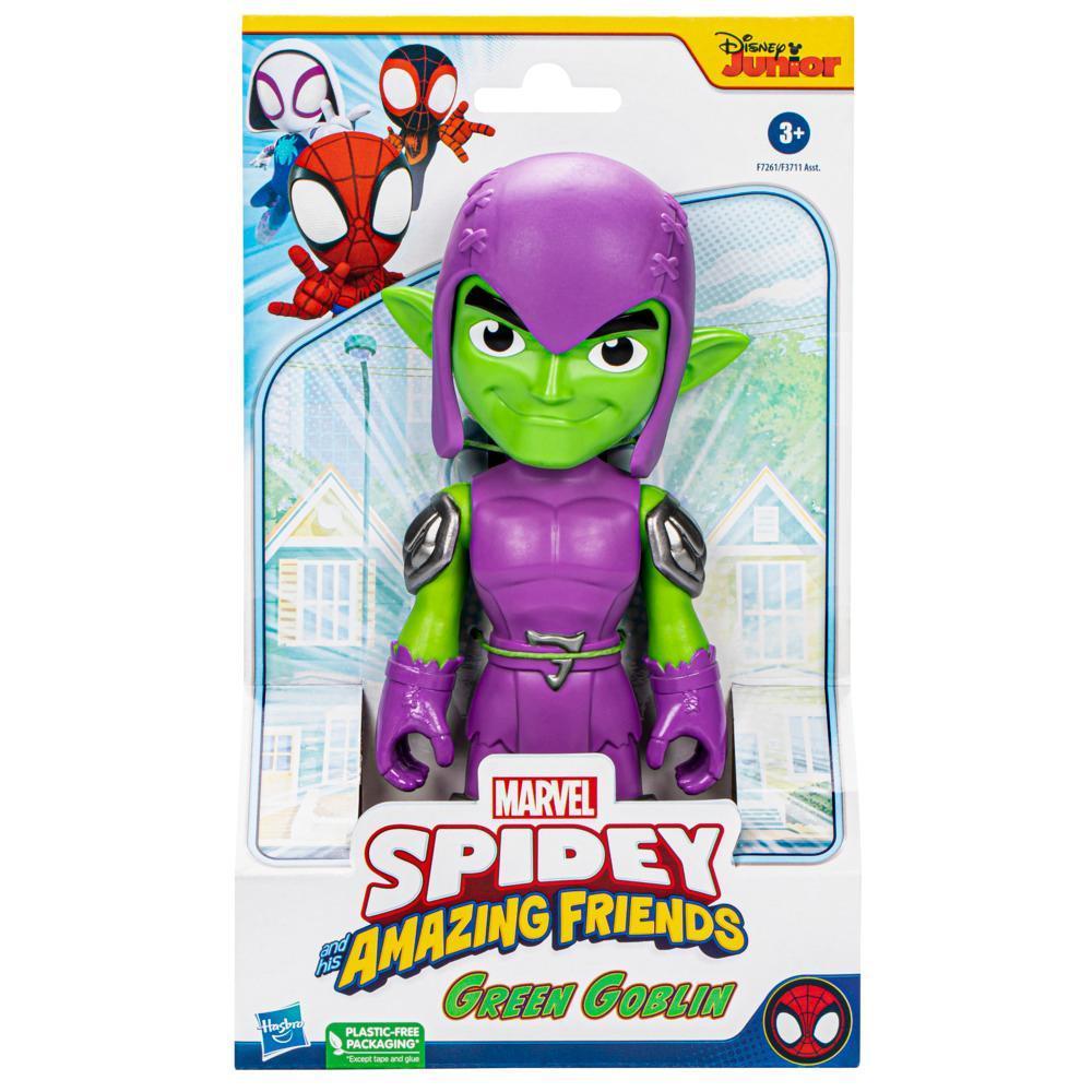 Marvel Spidey and His Amazing Friends Supersized Green Goblin Figure, Preschool Toys product thumbnail 1