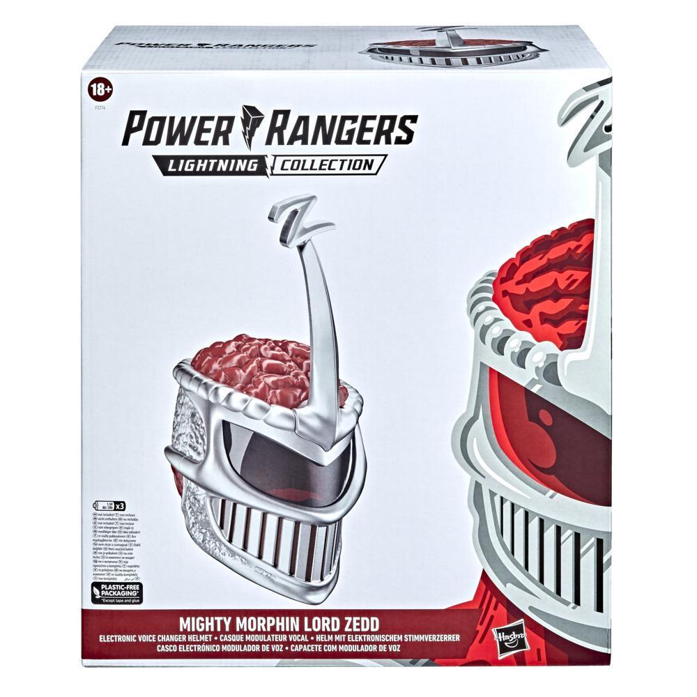 Power Rangers Lightning Collection Lord Zedd Premium Role Play Helmet with Electronic Voice Changer With Display Stand product thumbnail 1