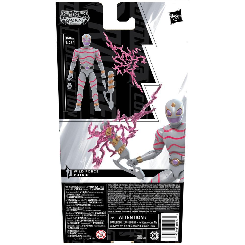 Power Rangers Lightning Collection Wild Force Putrid 6-Inch Action Figure Collectible product thumbnail 1