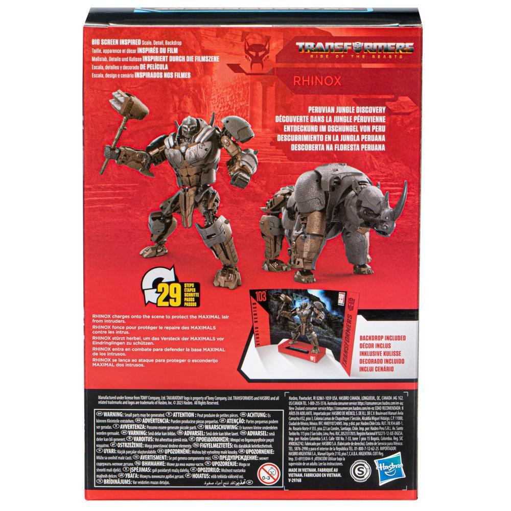 Transformers Studio Series Voyager 103 Rhinox Converting Action Figure (6.5”) product thumbnail 1