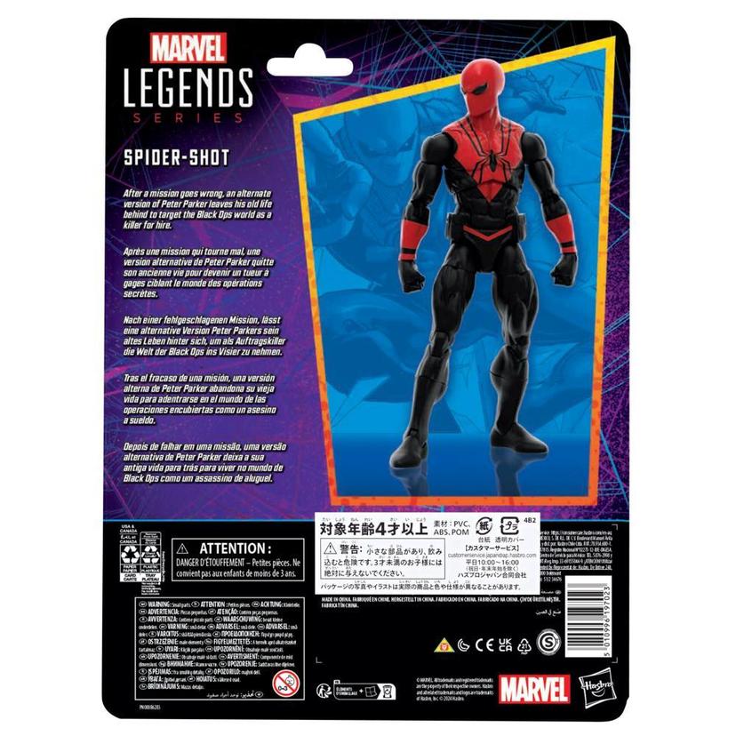 Marvel Legends Series Spider-Shot, 6" Spider-Man Comics Collectible Action Figure product image 1