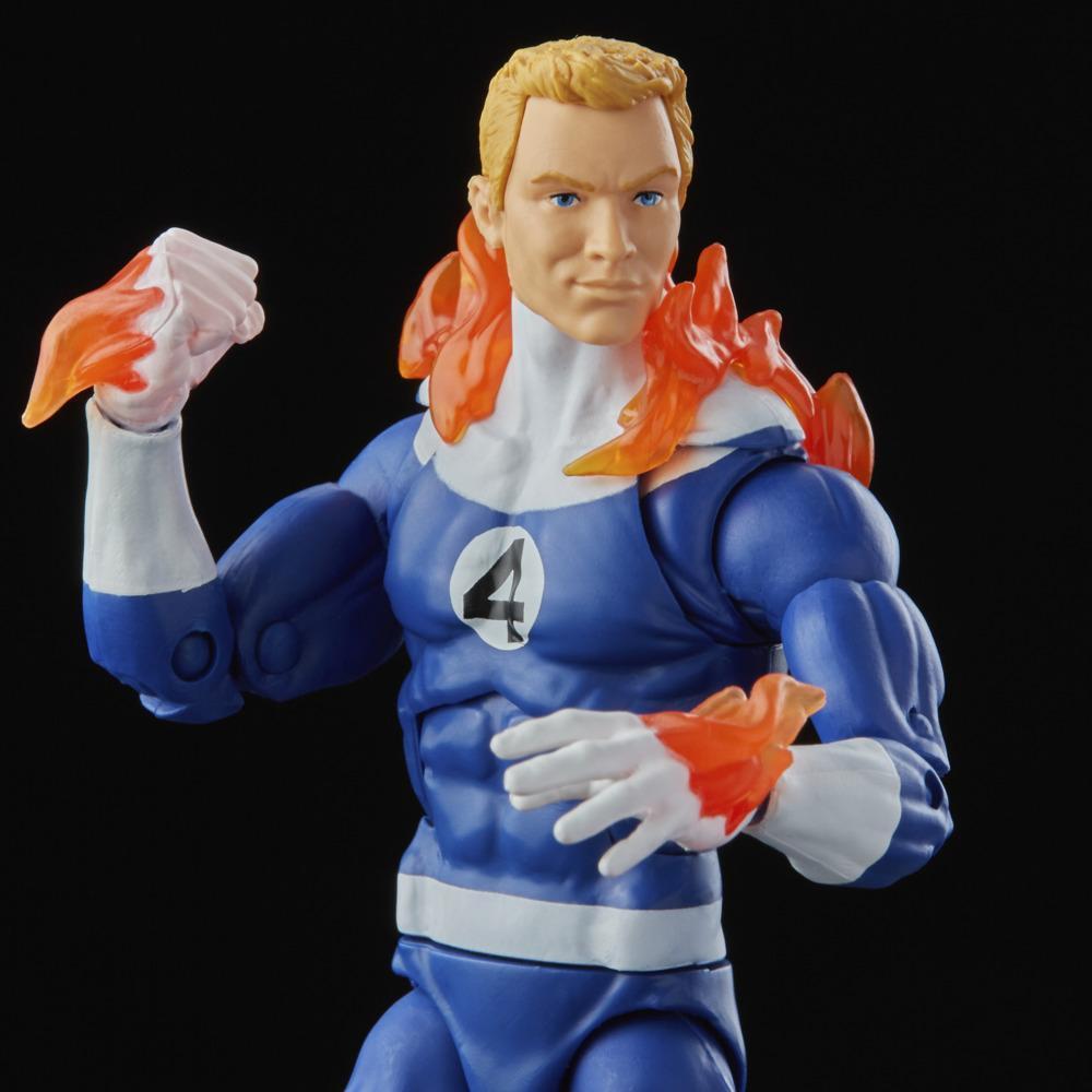 Marvel Legends Series Fantastic Four Retro Human Torch 6-inch Collectible Action Figure Toy product thumbnail 1