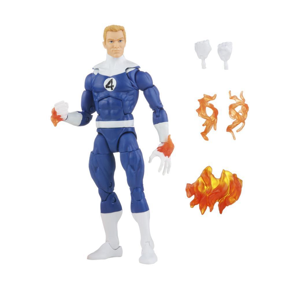 Marvel Legends Series Fantastic Four Retro Human Torch 6-inch Collectible Action Figure Toy product thumbnail 1