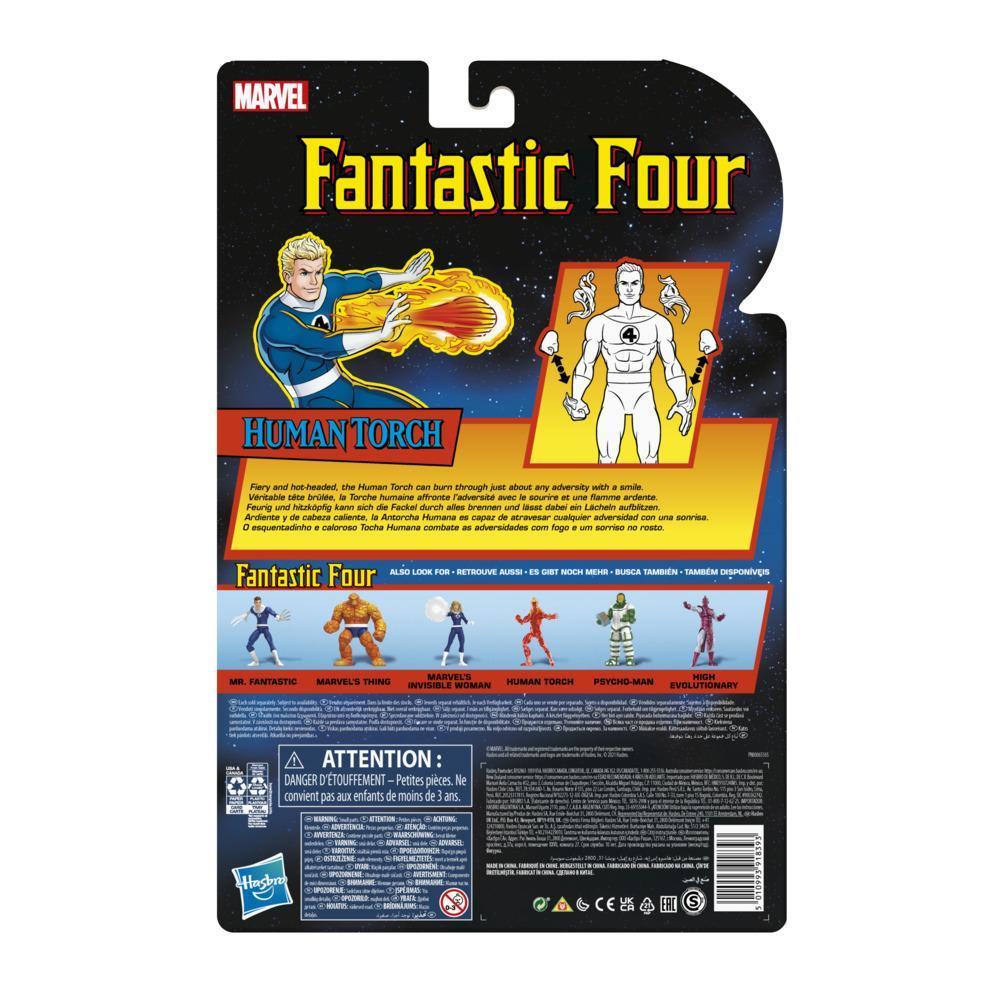 Marvel Legends Series Fantastic Four Retro Human Torch 6-inch Collectible Action Figure Toy product thumbnail 1