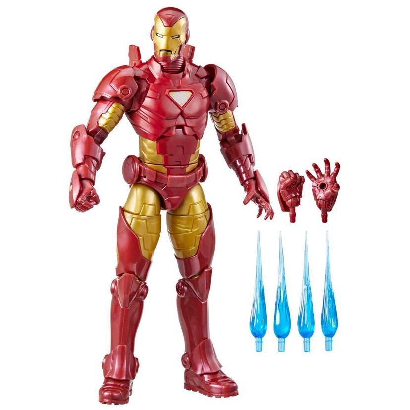 Marvel Legends Series Iron Man (Model 20) 6" Retro Comics Collectible Action Figure product image 1