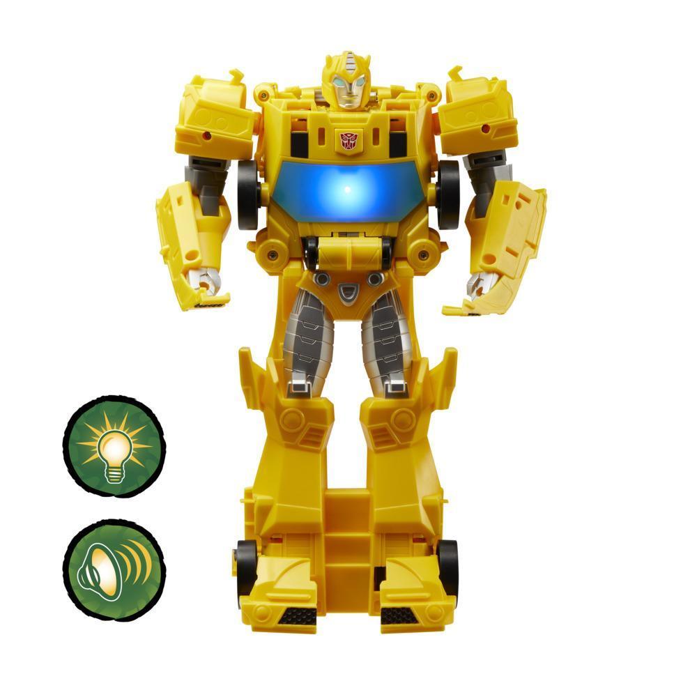Transformers Toys Bumblebee Cyberverse Adventures Dinobots Unite Roll N’ Change Bumblebee Action Figure, 6 and Up, 10-inch product thumbnail 1
