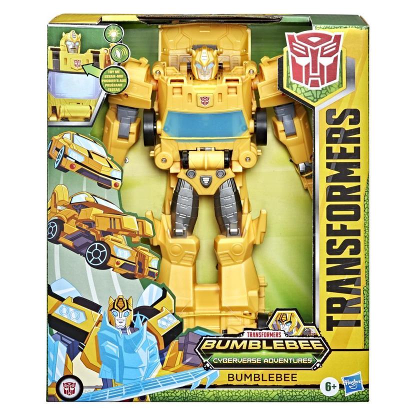 Transformers bumblebee cyberverse adventures - robot électronique trooper  bumblebee 14 cm - jouet transformable 2 en 1 HAS5010993662654 - Conforama