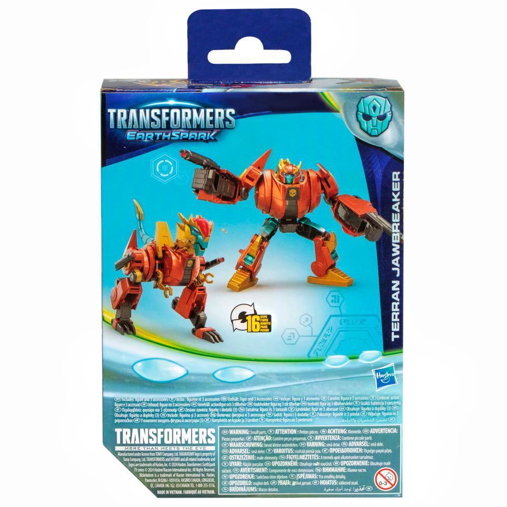 Transformers Toys EarthSpark Deluxe Class Terran Jawbreaker 5" Action Figure for Kids 6+ product thumbnail 1