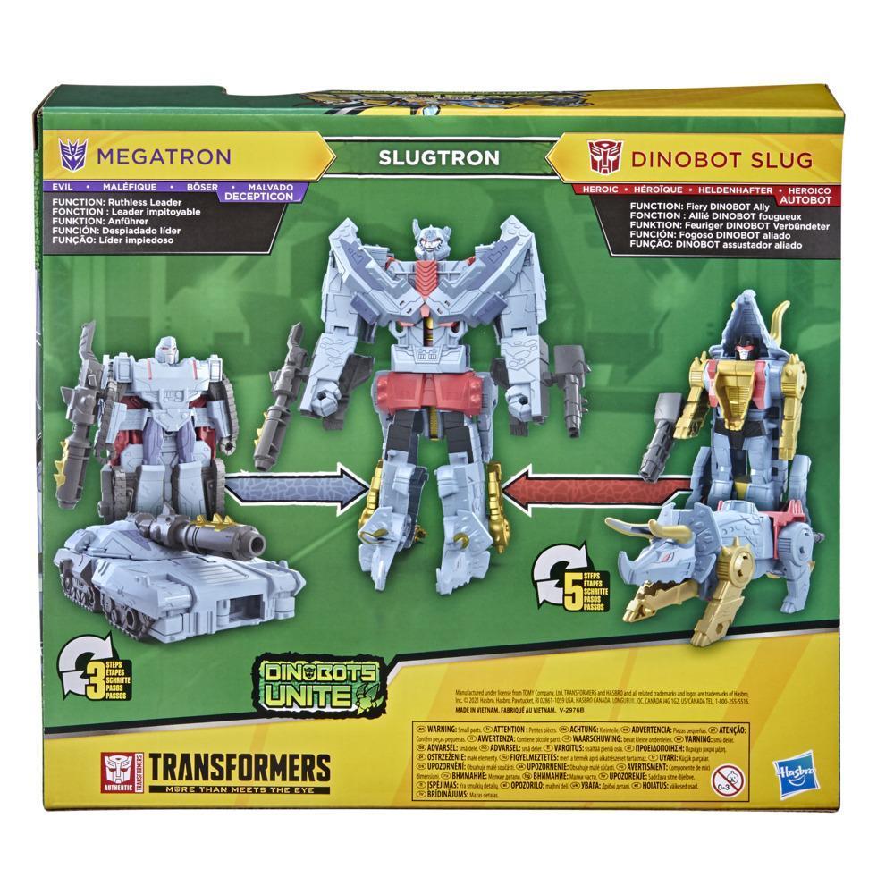 Transformers Bumblebee Cyberverse Adventures Dinobots Unite Dino Combiners Slugtron Figures, Ages 6 and Up, 4.5-inch product thumbnail 1