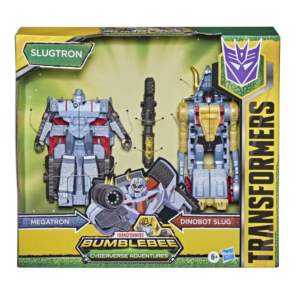 Transformers Bumblebee Cyberverse Adventures Dinobots Unite Dino Combiners Slugtron Figures, Ages 6 and Up, 4.5-inch product thumbnail 1