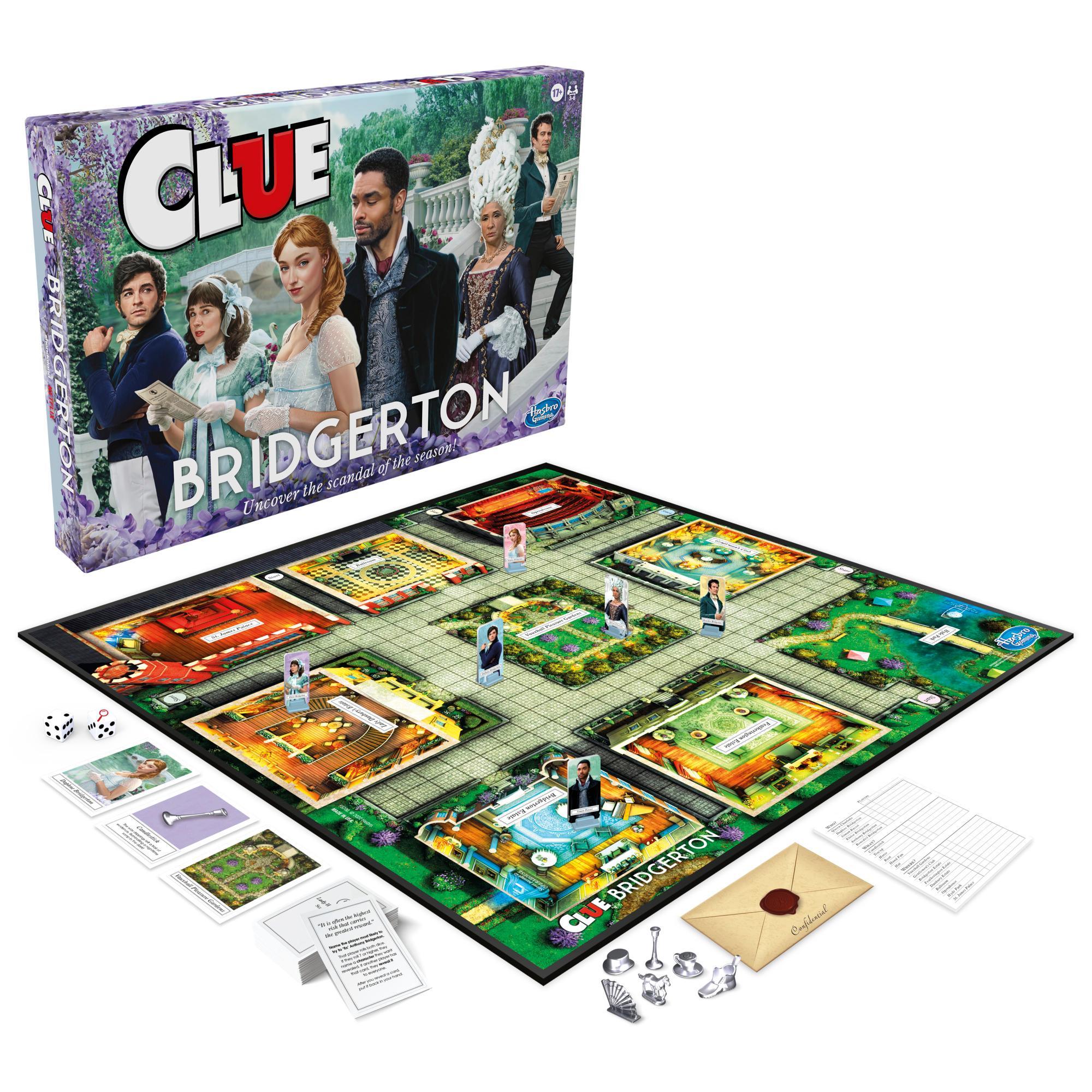 Clue: Bridgerton Edition Board Game for Bridgerton Fans Ages 17+, Inspired by Shondaland's Original Series on Netflix product thumbnail 1