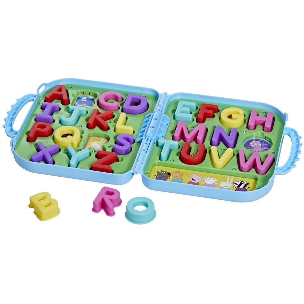 Peppa Pig Peppa’s Alphabet Case, Preschool Toys, Alphabet Puzzles product thumbnail 1
