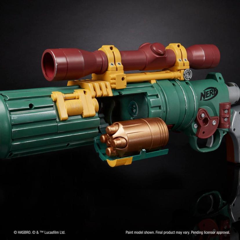 Nerf LMTD Star Wars Boba Fett's EE-3 Blaster, The Book of Boba Fett, Scope, 3 Drums, 12 Nerf Elite Darts product image 1