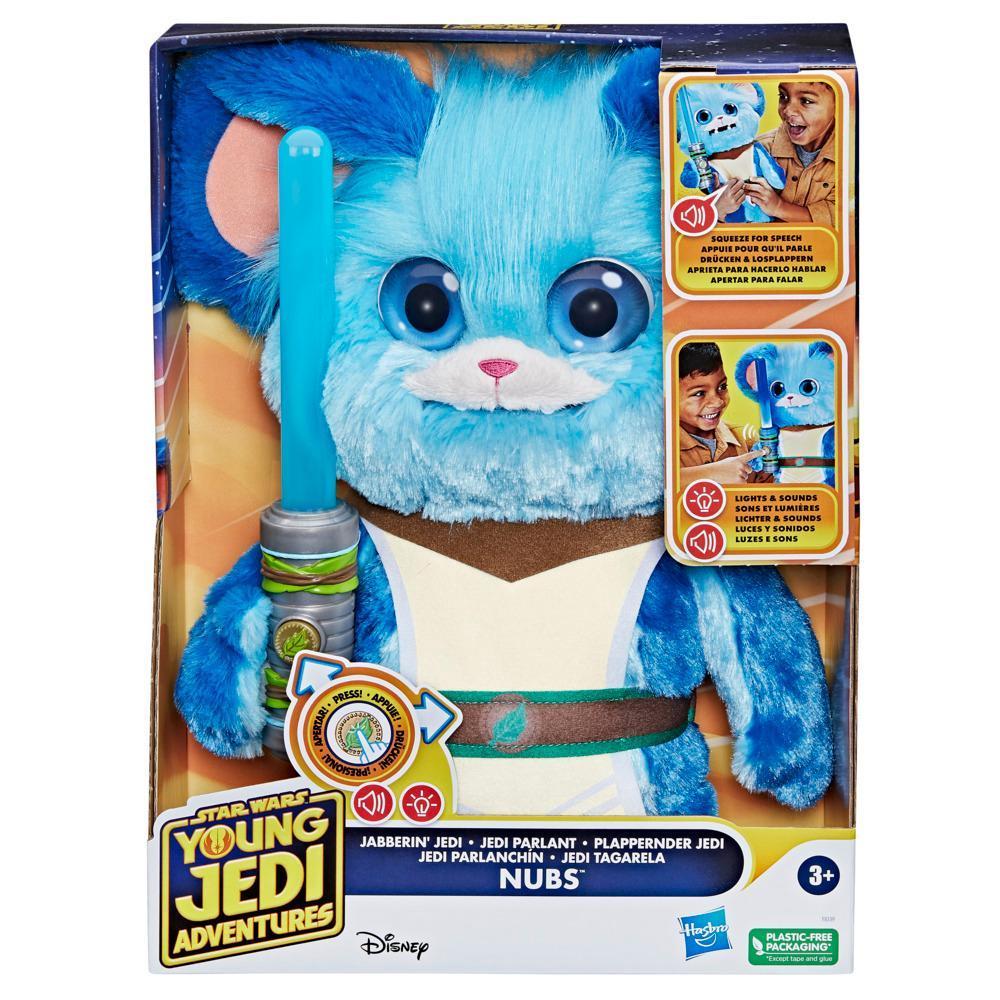 Star Wars Young Jedi Adventures Jabberin' Jedi Nubs, Star Wars Electronic Plush, Preschool Toys product thumbnail 1