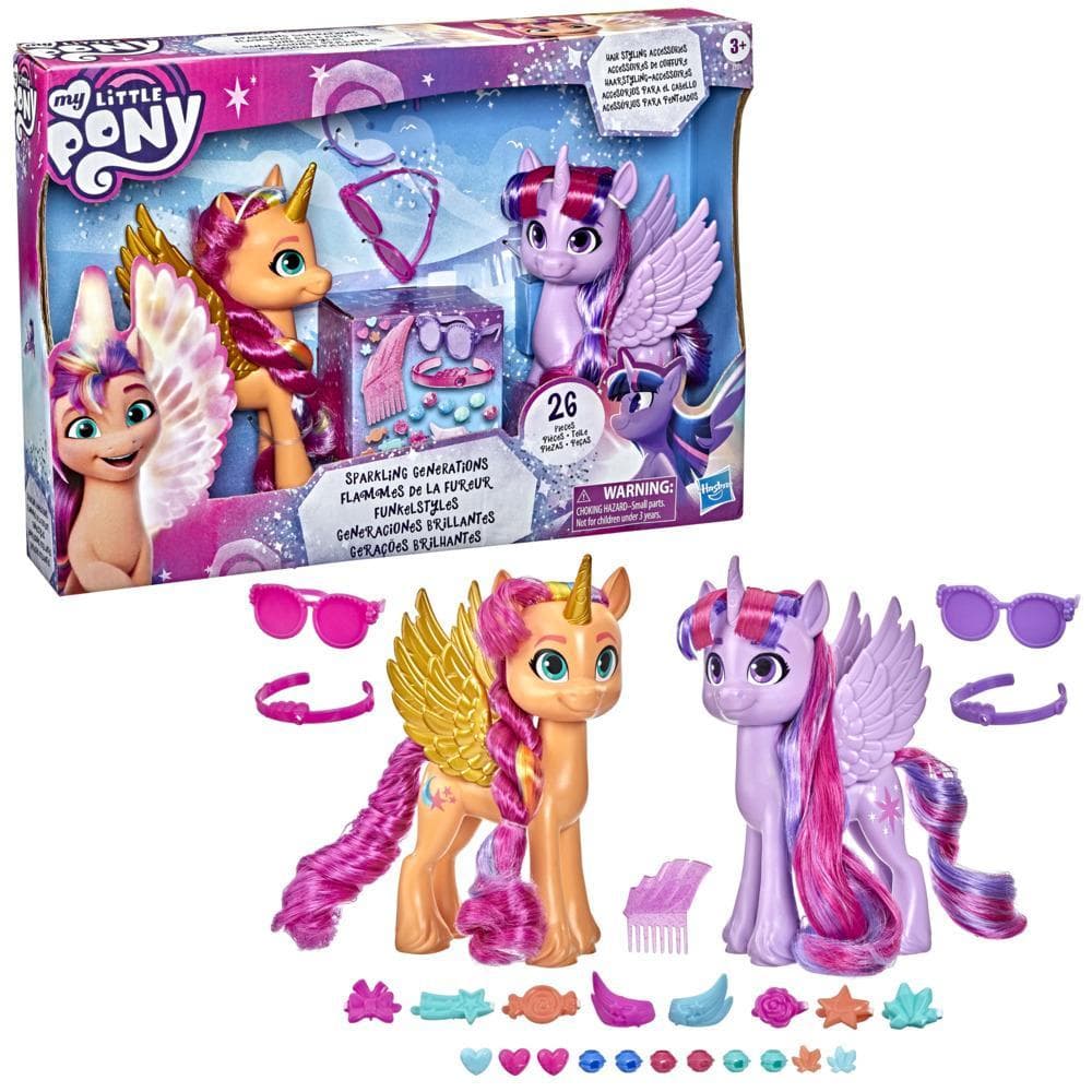 My Little Pony: A New Generation Sparkling Generations 2-Pack - 6-Inch Movie and My Little Pony: Friendship is Magic Toy product image 1