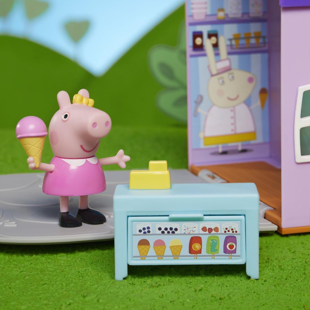 Peppa Pig Peppa's Club Peppa's Ice Cream Shop Preschool Toy; 1 Figure, 4 Accessories, Carry Handle, for Ages 3 and Up product thumbnail 1